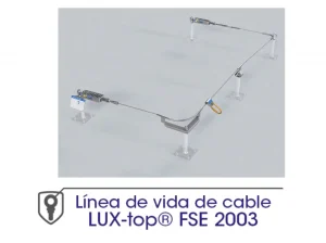 Línea de vida de cable LUX-top FSE 2003 - LUXTOP